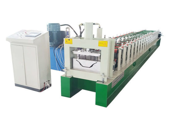 Waterproof Gutter Roll Forming Machine Material Thickness 0.3-0.8mm With Punch Hole Device