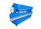 Blue Color Hydraulic Sheet Bending Machine Plane Width ≤4m Raw Material GI / PPGI / PPGL
