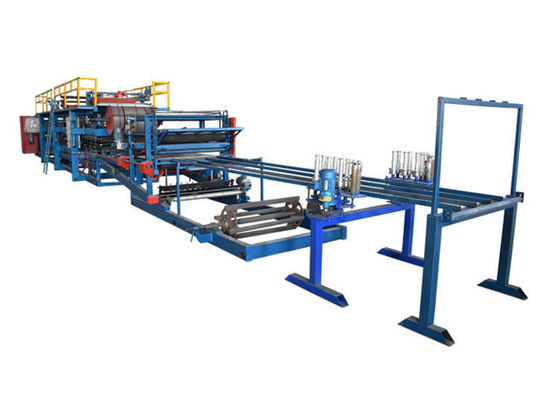 Power 32 Kw Steel  Sandwich Panel Machine , Sandwich Panel Production Line
